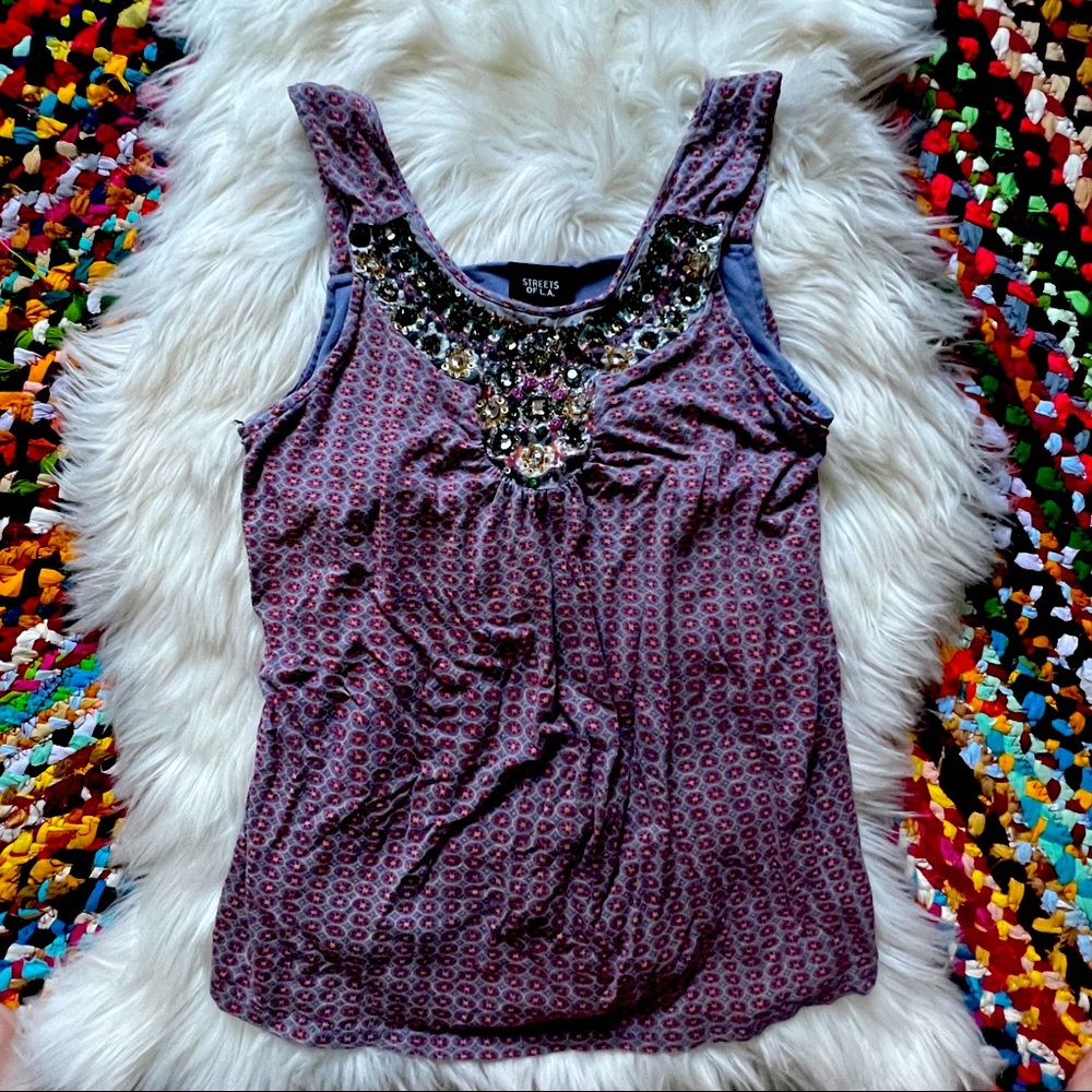 Scoop neck tank